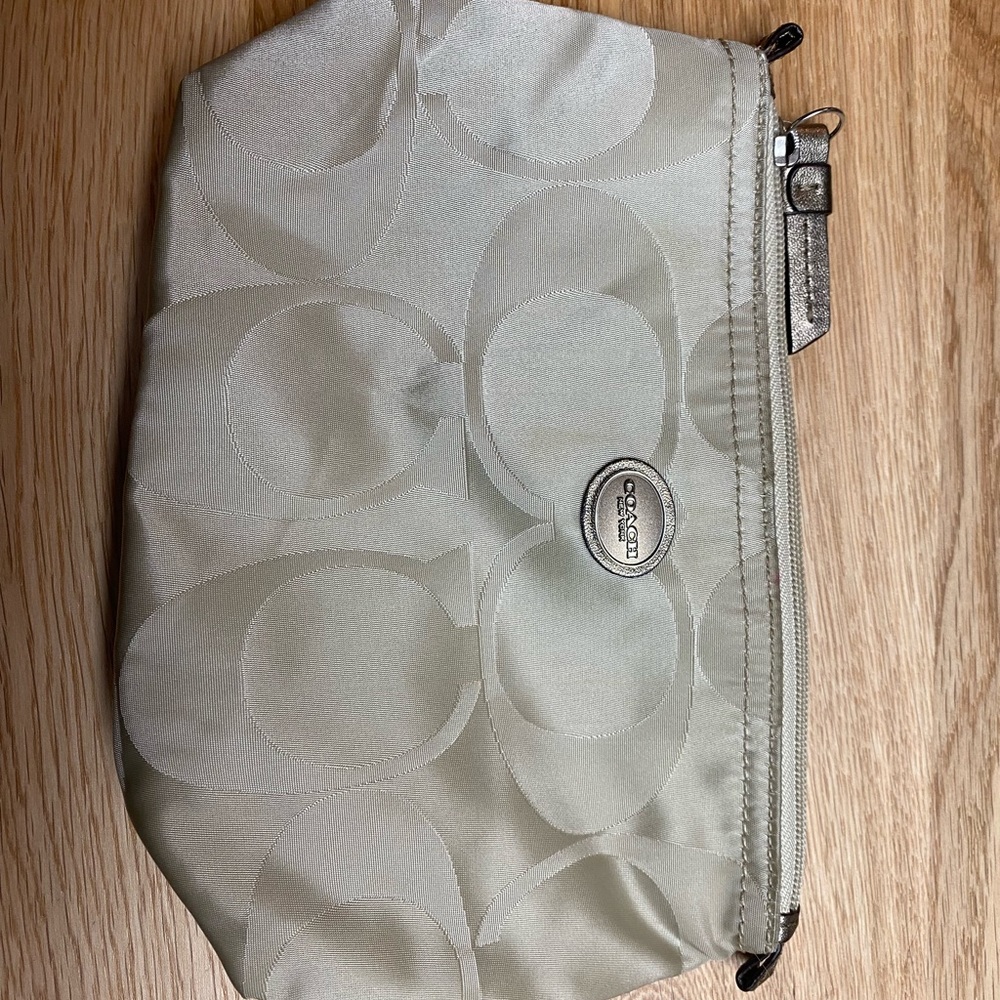 Coach cosmetic bag lightly used.
